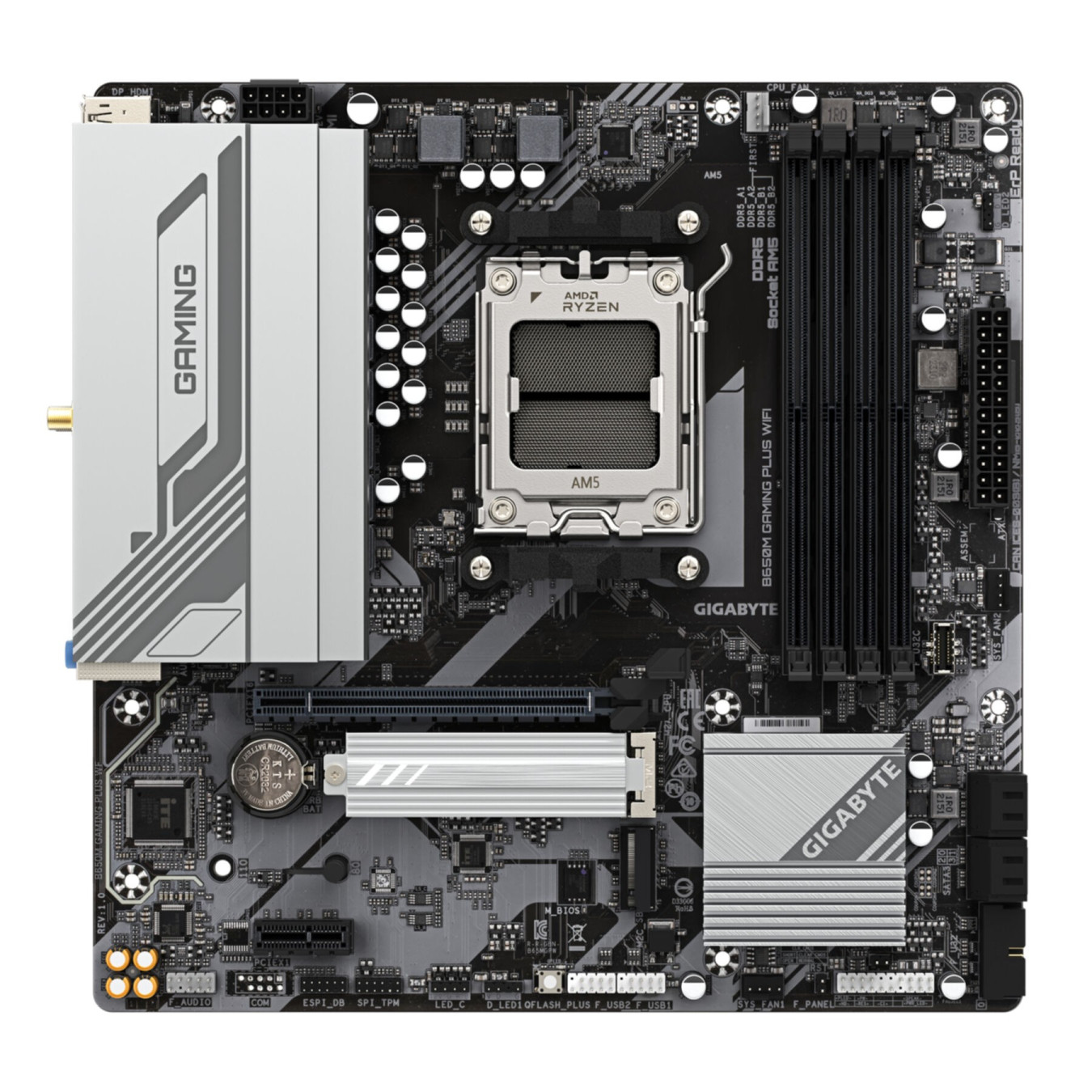 GIGABYTE GA-B650M GAMING PLUS WF - AM5 Micro-ATX DDR5 Motherboard, 4x DIMM, 256GB Max — Buy in Cyprus with Fast Delivery