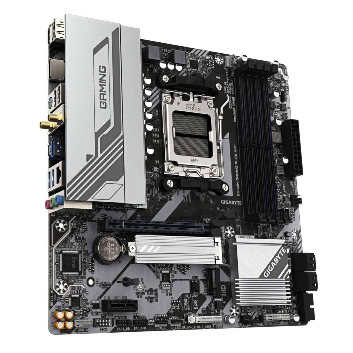 GIGABYTE GA-B650M GAMING PLUS WF - AM5 Micro-ATX DDR5 Motherboard, 4x DIMM, 256GB Max — Buy in Cyprus with Fast Delivery
