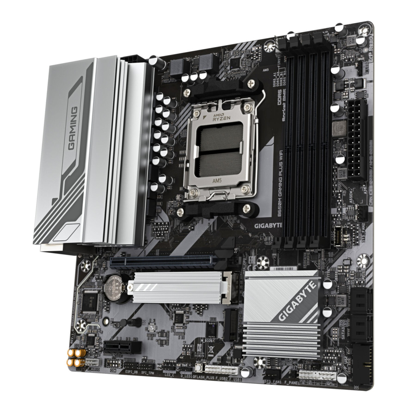 GIGABYTE GA-B650M GAMING PLUS WF - AM5 Micro-ATX DDR5 Motherboard, 4x DIMM, 256GB Max — Buy in Cyprus with Fast Delivery