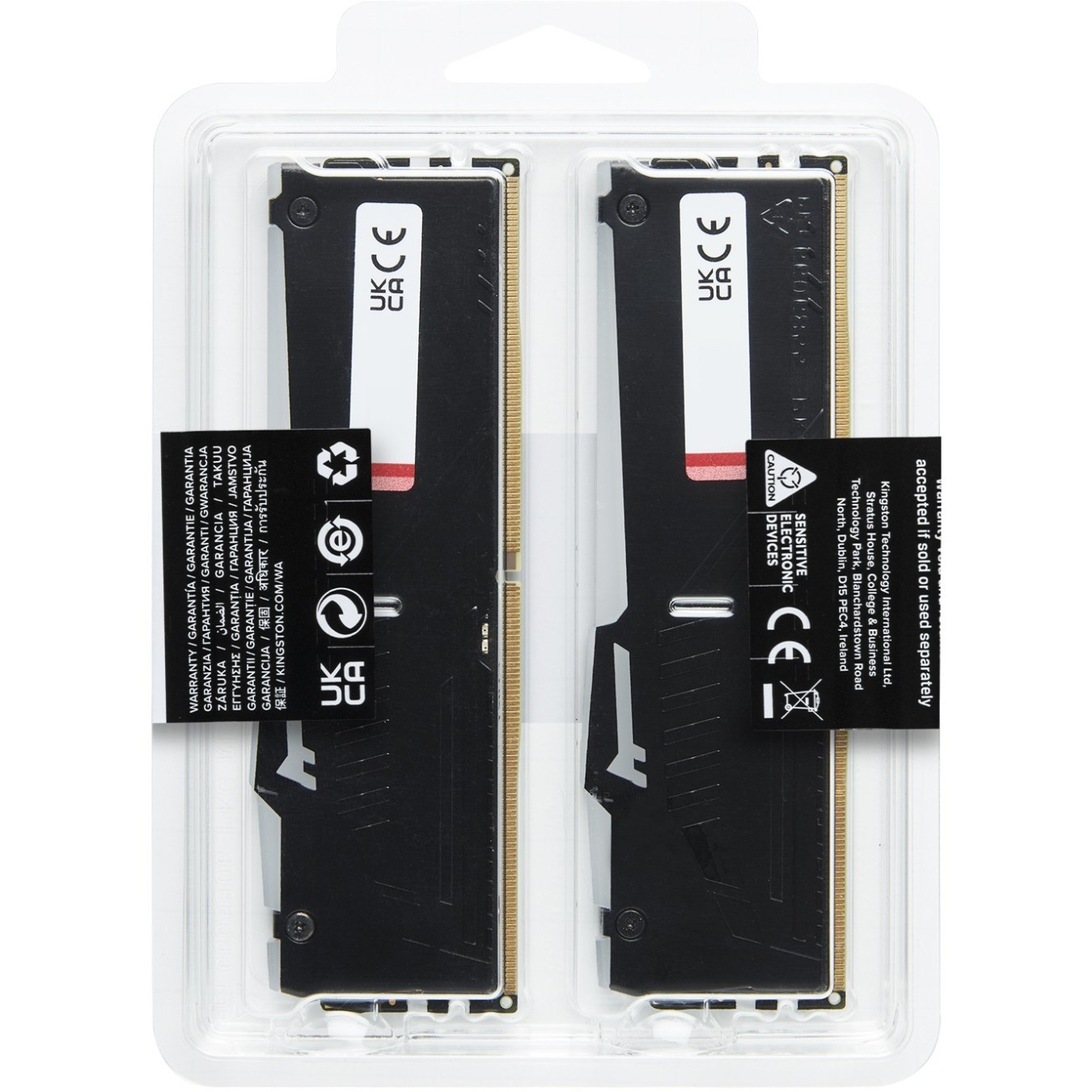 Kingston 32GB 5200MHz DDR5 CL40 DIMM Kit of 2 FURY Beast RGB — Buy in Cyprus with Fast Delivery