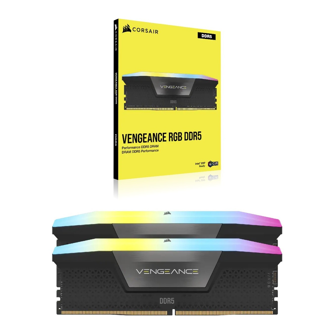 CORSAIR Vengeance RGB DDR5 32GB (2x16GB) 6400 CL32 Kit - Retail — Buy in Cyprus with Fast Delivery