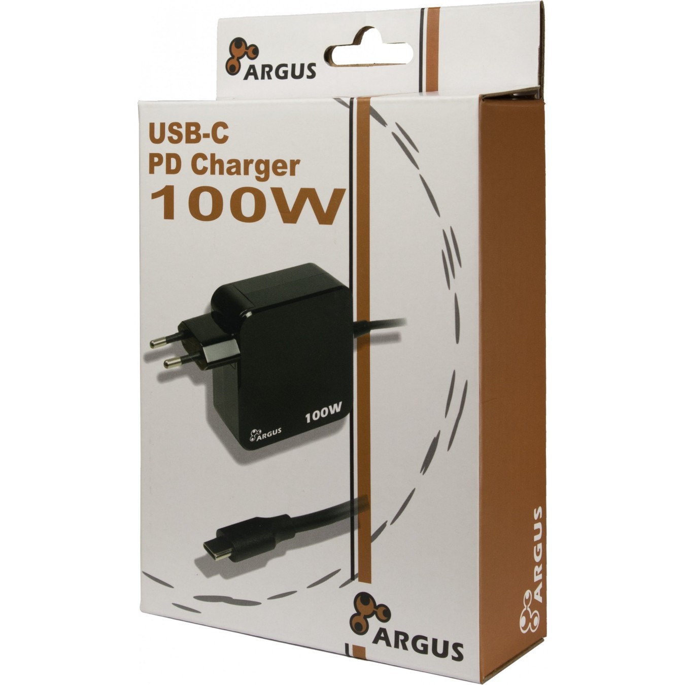 Charger USB-C 100W Black INTER-TECH PD-2100 - PD-2100 - Color: Black, USB-C PD, 100W — Buy in Cyprus with Fast Delivery