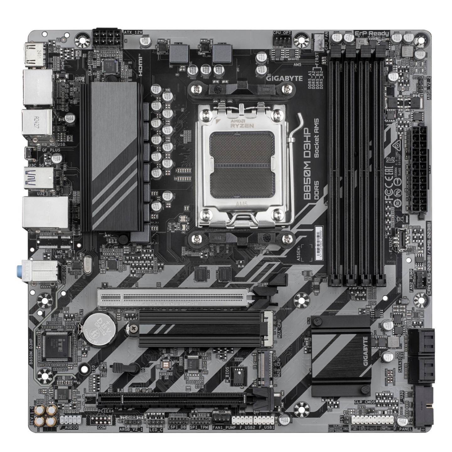 Gigabyte B850M D3HP AM5 Micro-ATX Motherboard AMD B850 DDR5 PCIe 5.0 (Boxed) — Buy in Cyprus with Fast Delivery