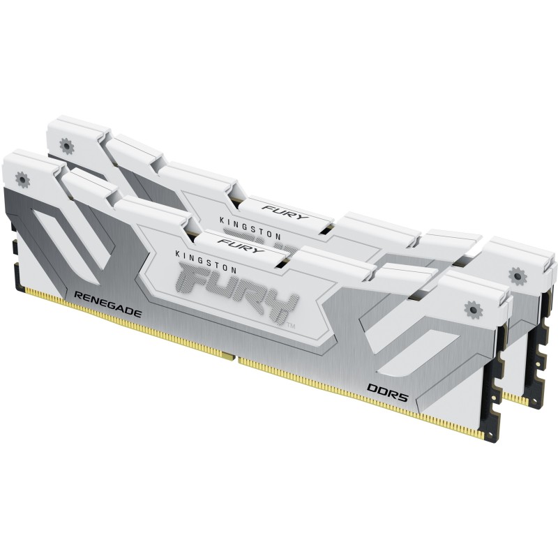 Buy Kingston FURY Renegade DDR5 48GB (2x24GB) 8400MT/s CL40 CUDIMM - White XMP in Cyprus, Nicosia, Limassol, Larnaka, Pafos