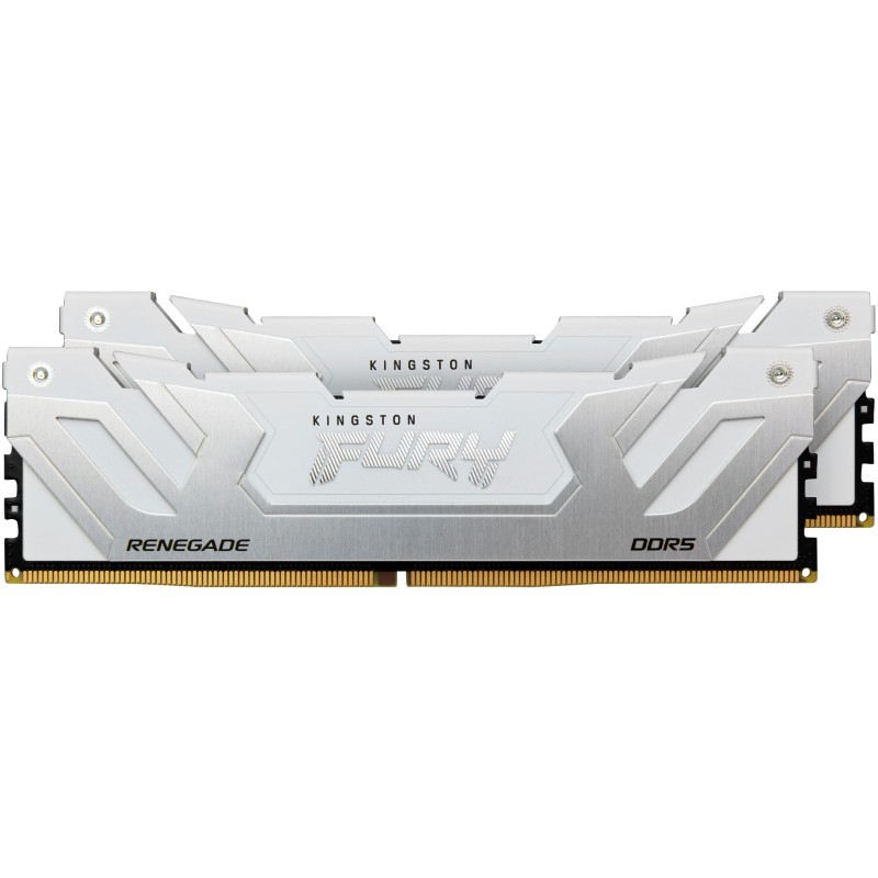 Buy Kingston FURY Renegade DDR5 48GB (2x24GB) 8400MT/s CL40 CUDIMM - White XMP in Cyprus, Nicosia, Limassol, Larnaka, Pafos