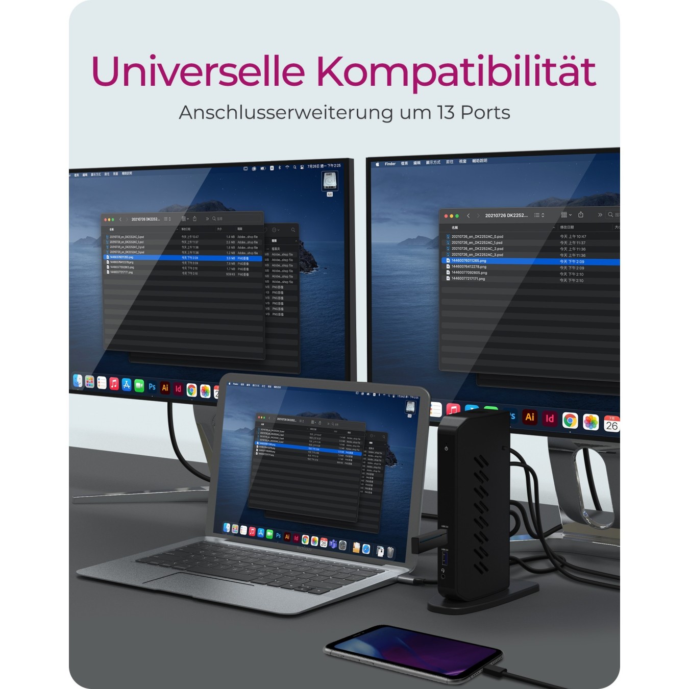 ICY BOX Dockingstation Notebook - IB-DK2252AC — Buy in Cyprus with Fast Delivery