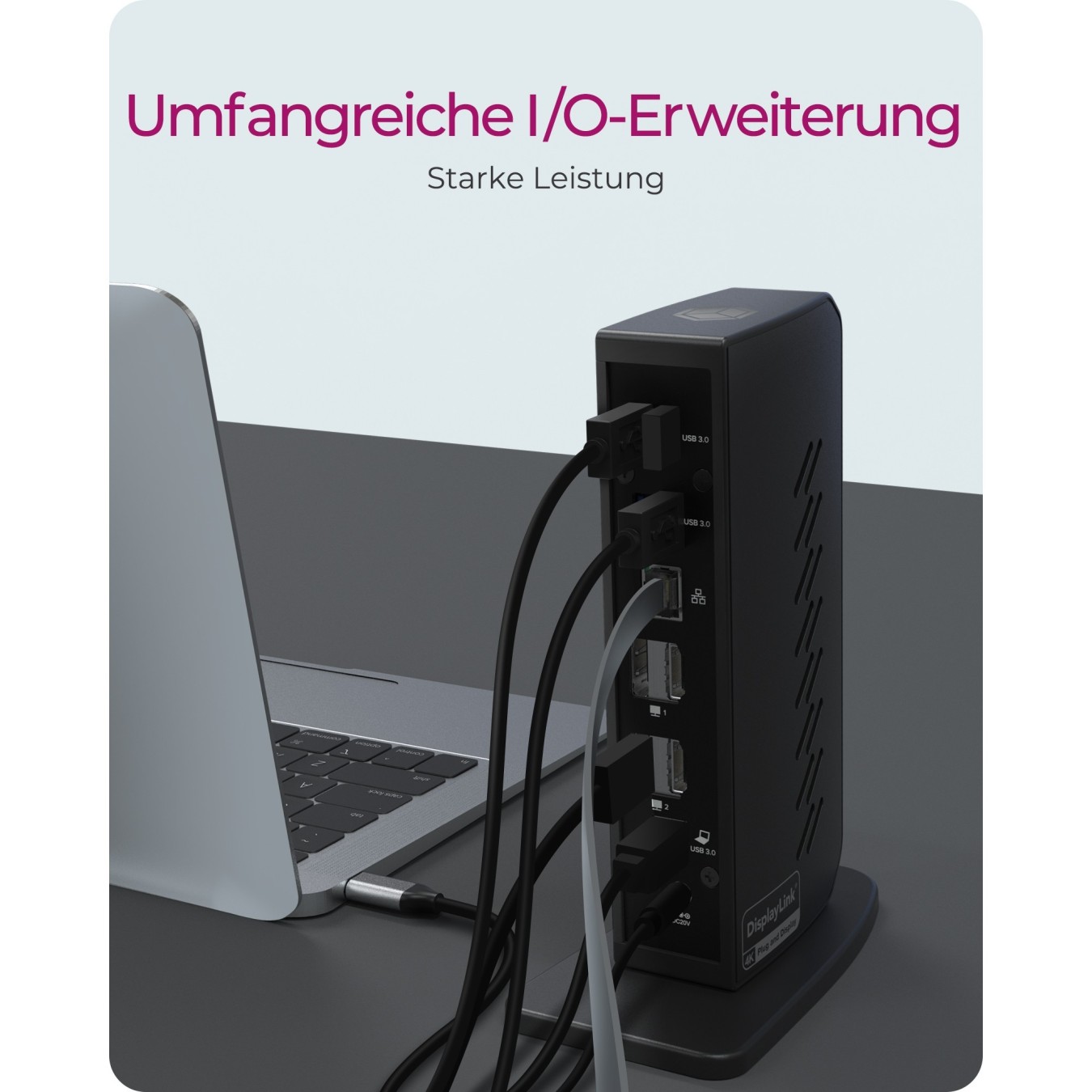 ICY BOX Dockingstation Notebook - IB-DK2252AC — Buy in Cyprus with Fast Delivery