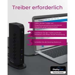 Buy ICY BOX Dockingstation Notebook - IB-DK2252AC in Cyprus, Nicosia, Limassol, Larnaka, Pafos