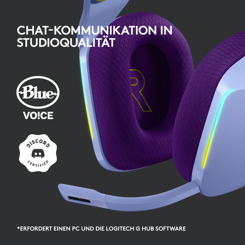 Buy Logitech Headset G733 - G733 - Lilac Wireless Gaming Headset, 2.4 GHz, DTS H... in Cyprus, Nicosia, Limassol, Larnaka, Pafos