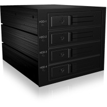 ICY BOX Backplane for 4x HDD in 3x 5.25\" Bays with Lock and Fan — Buy in Cyprus with Fast Delivery