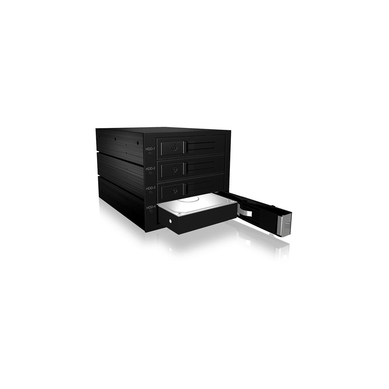 ICY BOX Backplane for 4x HDD in 3x 5.25\" Bays with Lock and Fan — Buy in Cyprus with Fast Delivery
