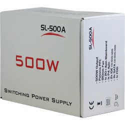 Buy 500W Inter-Tech SL-500W(A) ATX - SL-500W(A) - Grey, Non-Modular, 120mm Fan in Cyprus, Nicosia, Limassol, Larnaka, Pafos