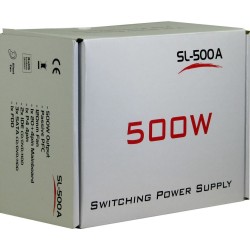 Buy 500W Inter-Tech SL-500W(A) ATX - SL-500W(A) - Grey, Non-Modular, 120mm Fan in Cyprus, Nicosia, Limassol, Larnaka, Pafos