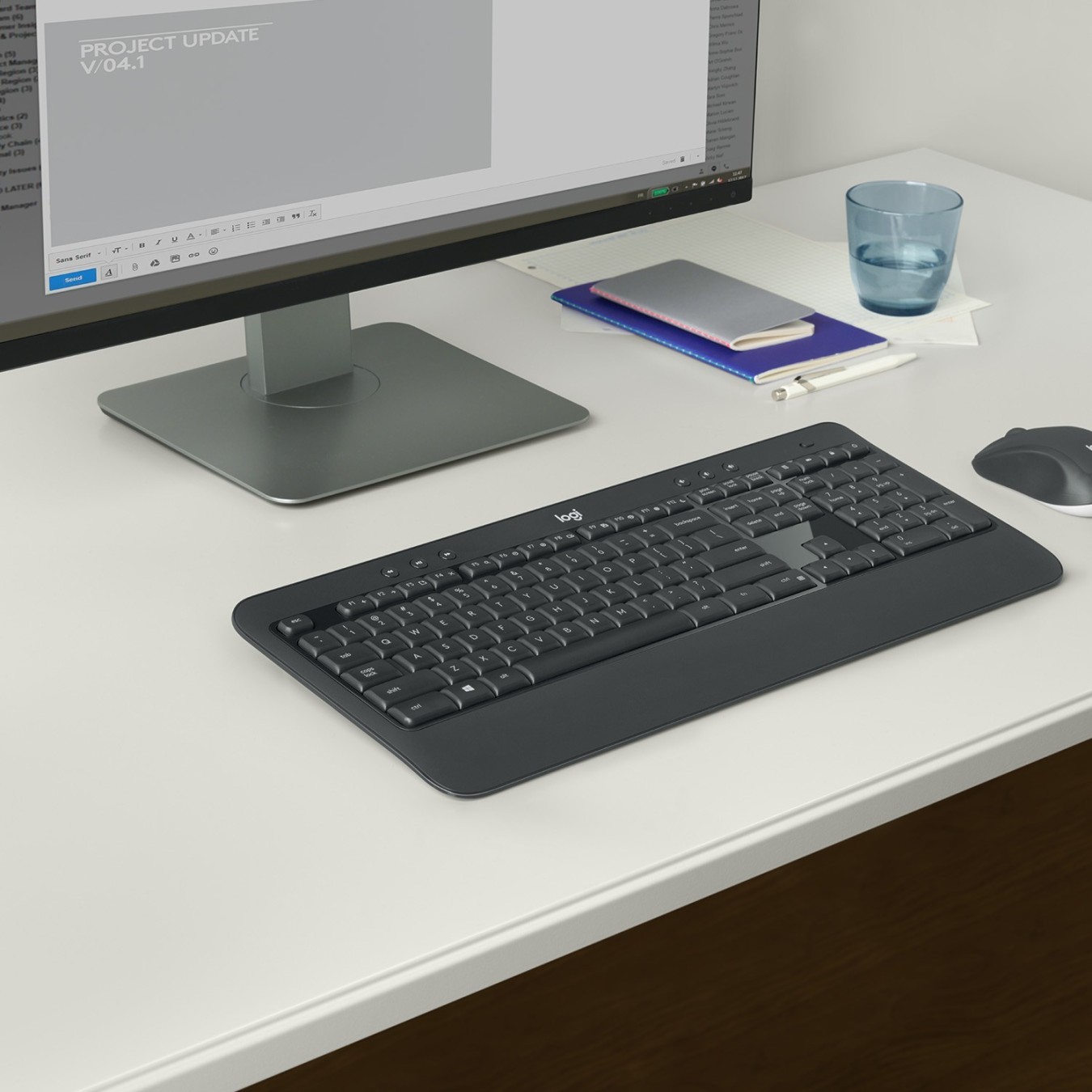 Logitech MK540 - MK540 - RF Wireless AZERTY Belgium Black/White — Buy in Cyprus with Fast Delivery