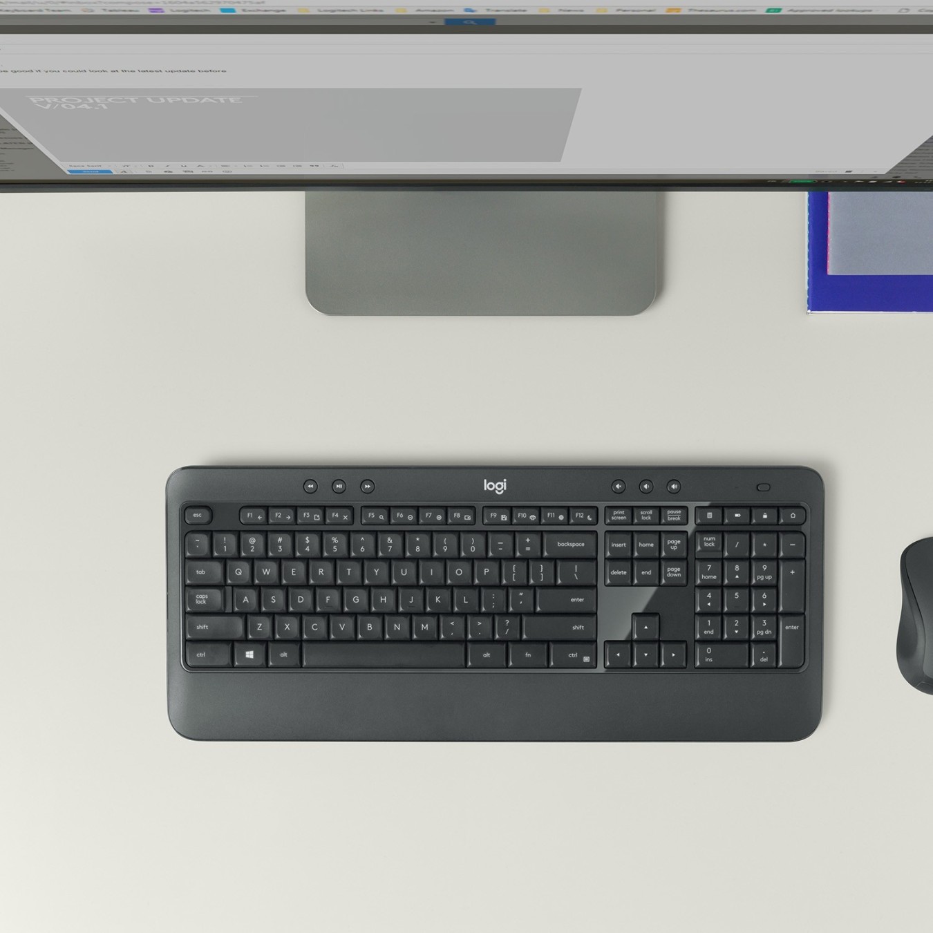 Logitech MK540 - MK540 - RF Wireless AZERTY Belgium Black/White — Buy in Cyprus with Fast Delivery