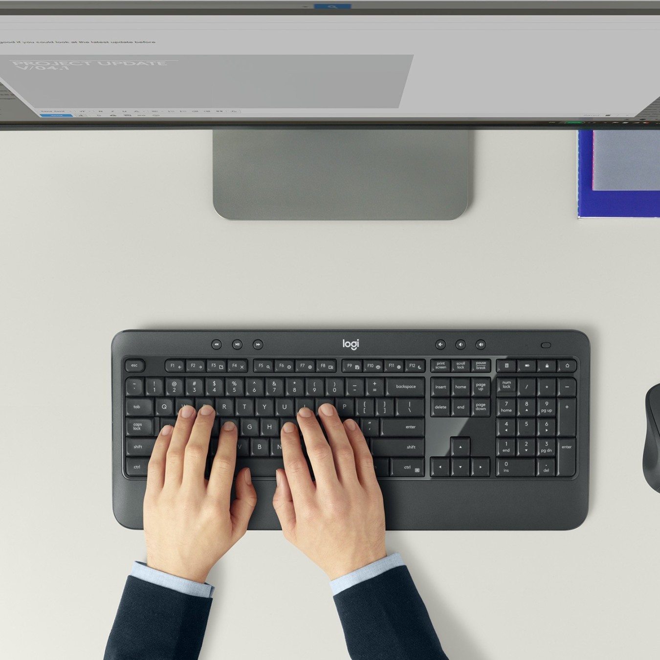 Logitech MK540 - MK540 - RF Wireless AZERTY Belgium Black/White — Buy in Cyprus with Fast Delivery