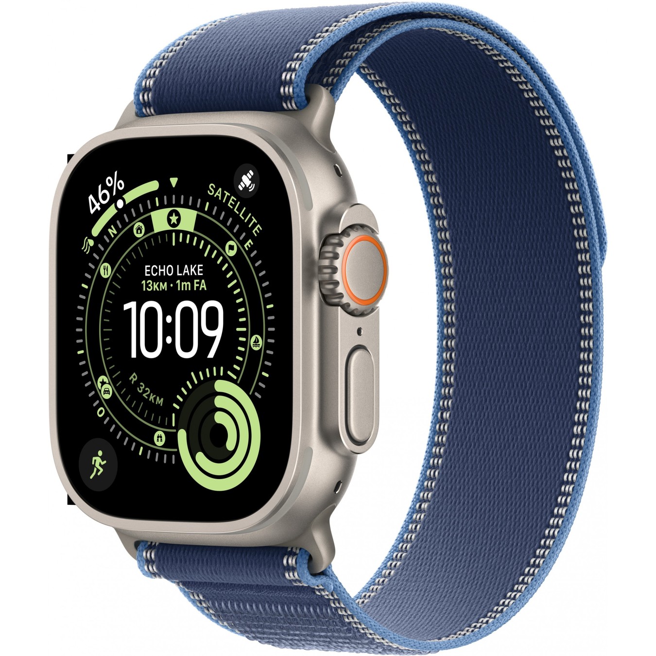 Apple Watch Ultra 3 Titanium Cellular 49mm Natural (Trail Loop light blue) S M — Buy in Cyprus with Fast Delivery