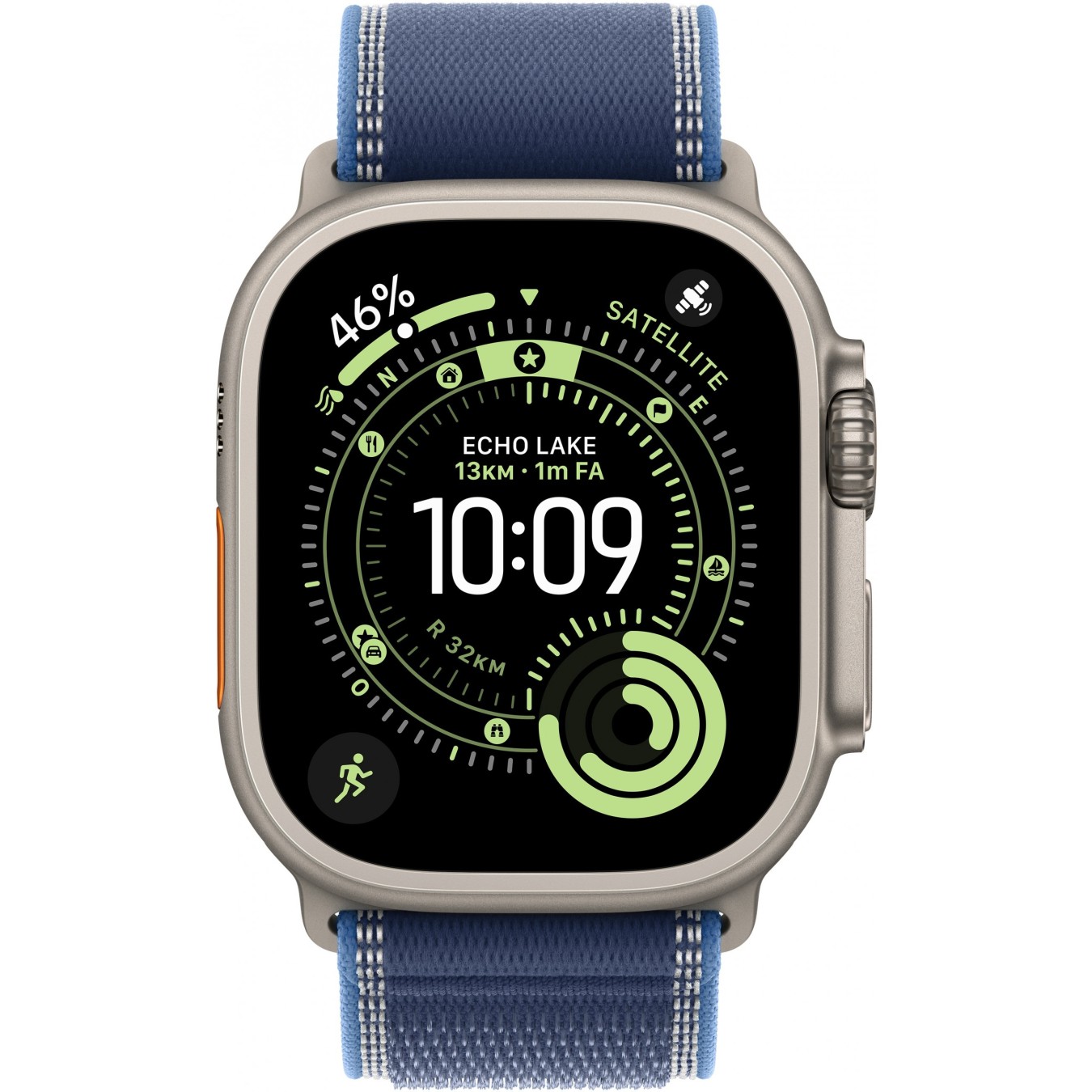 Apple Watch Ultra 3 Titanium Cellular 49mm Natural (Trail Loop light blue) S M — Buy in Cyprus with Fast Delivery