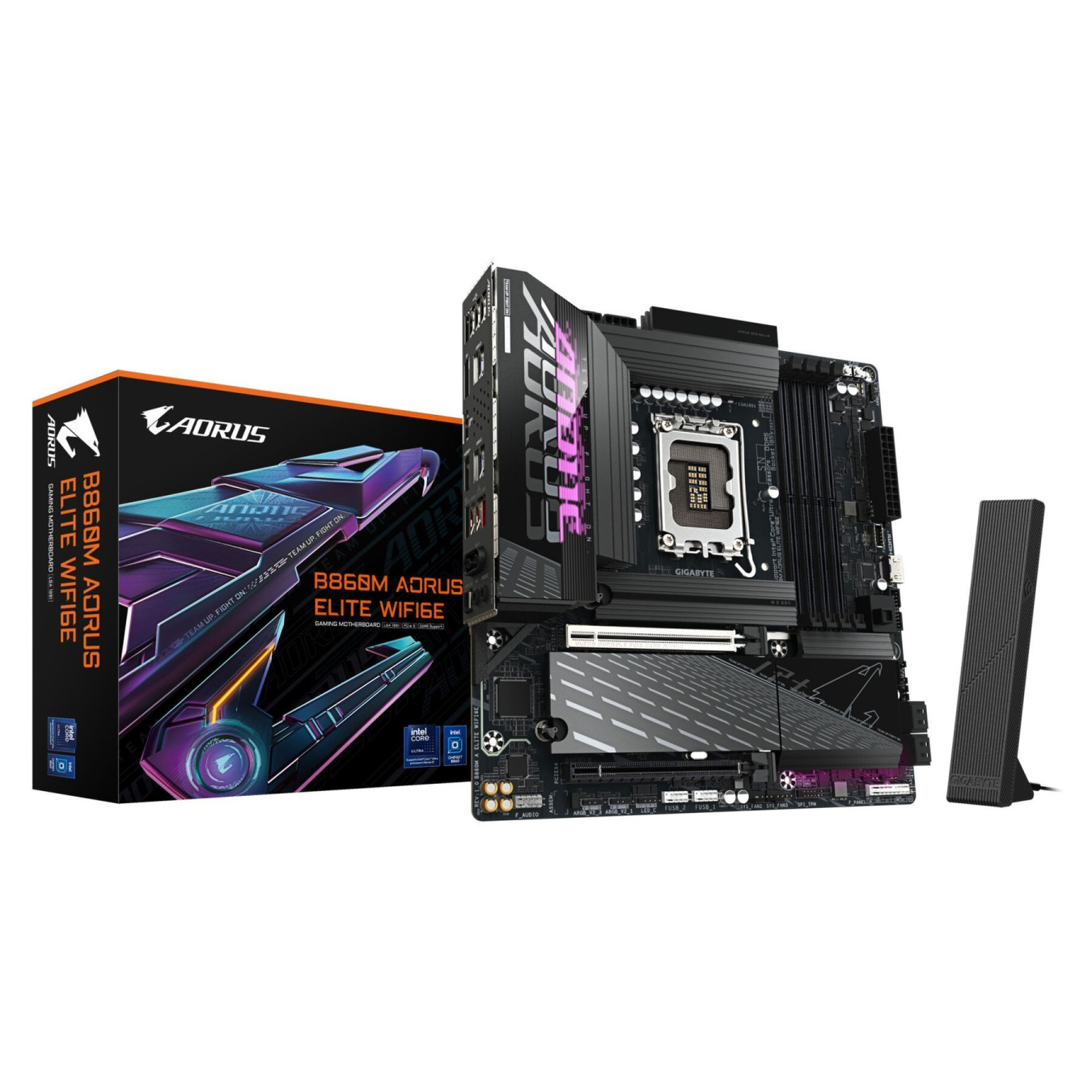 GIGABYTE GA-B860M A ELITE WIFI6E - LGA1851 | DDR5 4x64GB (256GB) | Micro-ATX | WiFi 6E — Buy in Cyprus with Fast Delivery