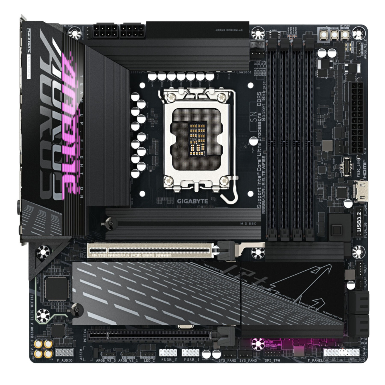 GIGABYTE GA-B860M A ELITE WIFI6E - LGA1851 | DDR5 4x64GB (256GB) | Micro-ATX | WiFi 6E — Buy in Cyprus with Fast Delivery