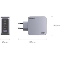 UGREEN Nexode Pro 160W GaN Charger with USB-C Cable - Characteristics — Buy in Cyprus with Fast Delivery