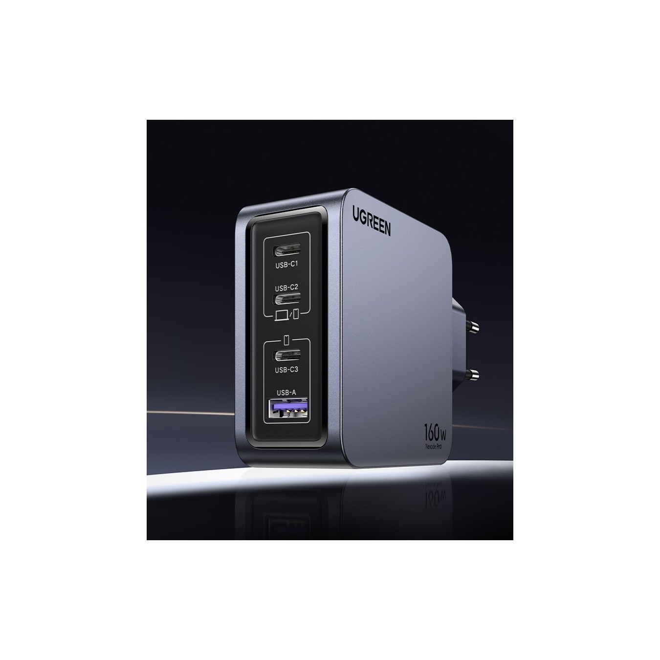 UGREEN Nexode Pro 160W GaN Charger with USB-C Cable - Characteristics — Buy in Cyprus with Fast Delivery