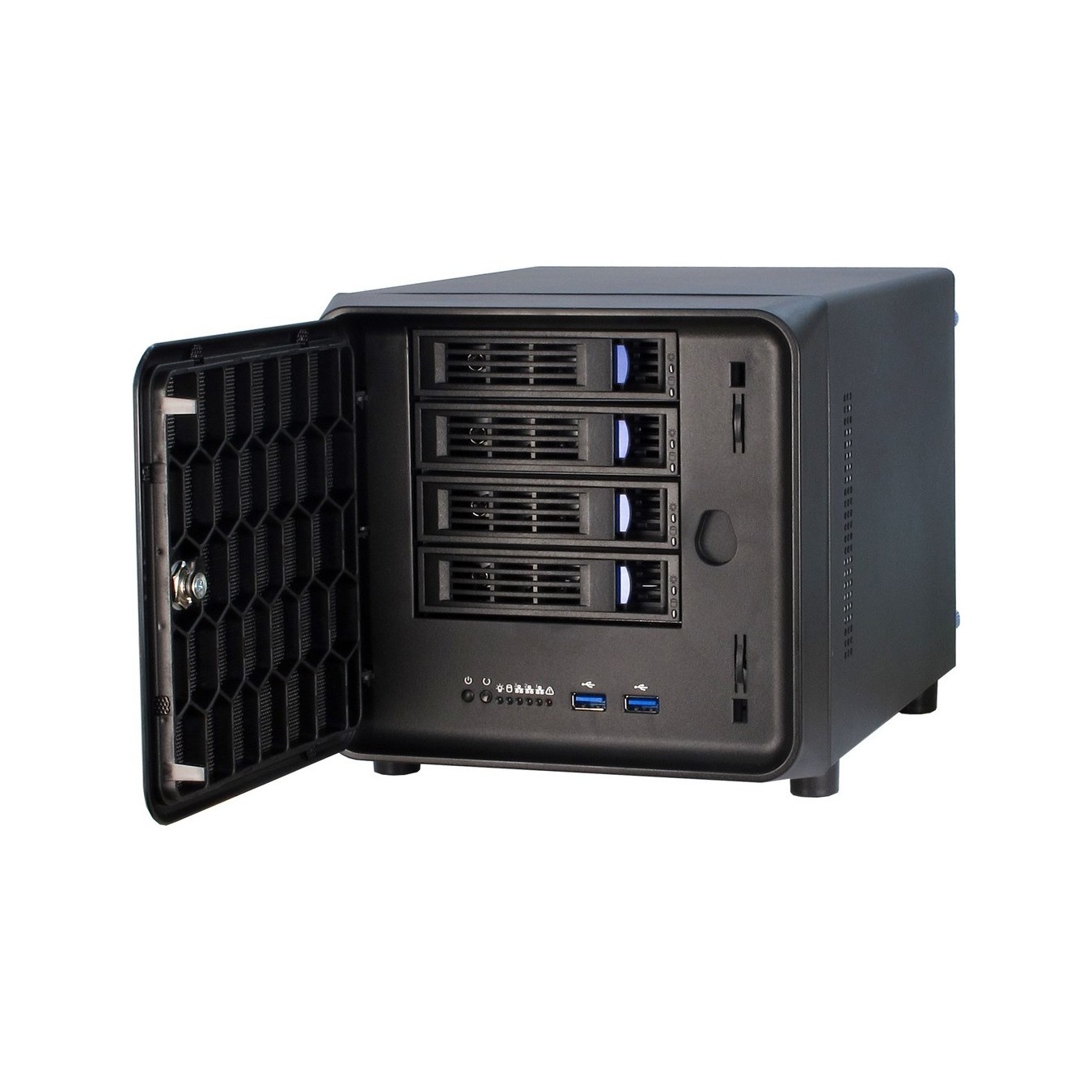 ITX Inter-Tech IPC SC-4100 NAS - IPC SC-4100 - Mini-ITX NAS chassis — Buy in Cyprus with Fast Delivery