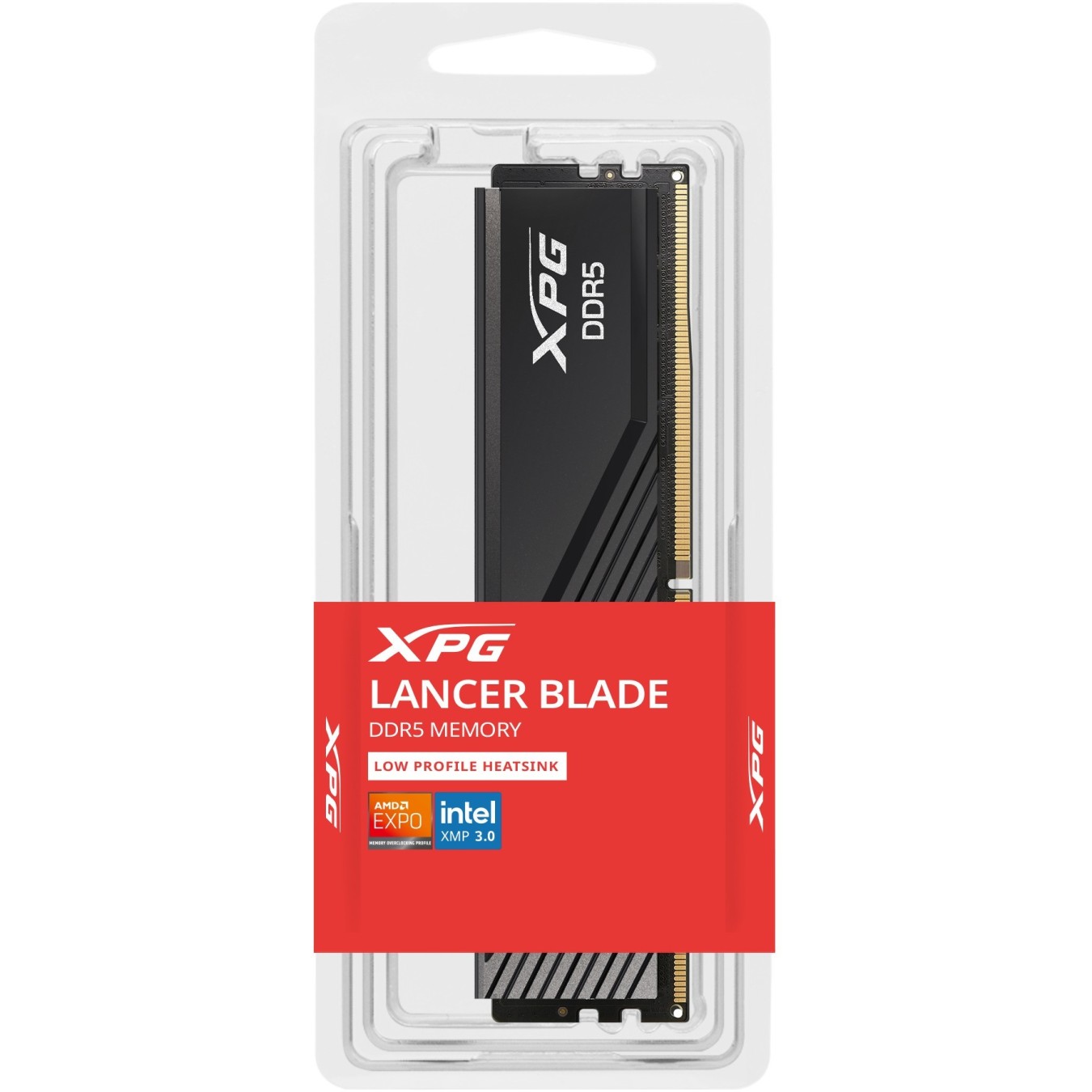 ADATA XPG LANCER BLADE 32 GB DIMM 6400 (2x16 GB) Dual-Kit - AX5U6400C3216G-DTLABBK - schwarz., DDR5-6400, 288-pin