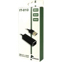 Adapter USB 3.0 to RJ45 Gigabit LAN - IT-810 - (Black) — Buy in Cyprus with Fast Delivery