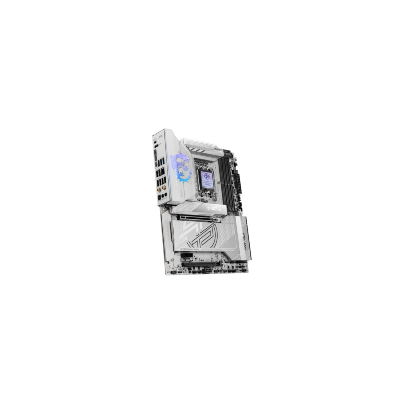 MSI MPG Z890 EDGE TI WIFI - LGA1851 - Silver-White ATX, Wi‑Fi 7, 5G LAN, Thunderbolt 4, PCIe 5.0, 256GB RAM Support