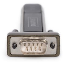 DIGITUS Adapter USB2.0 A - to seriell D-Sub9 St St + 0.8m Kab retail - Black — Buy in Cyprus with Fast Delivery