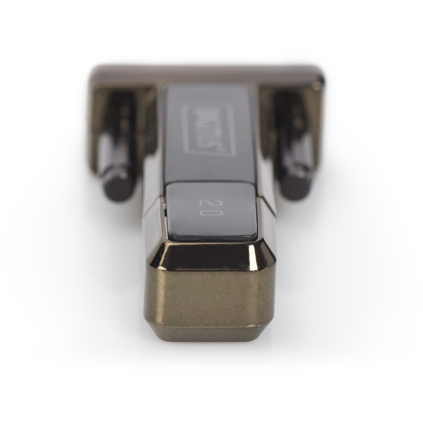 DIGITUS Adapter USB2.0 A - to seriell D-Sub9 St St + 0.8m Kab retail - Black — Buy in Cyprus with Fast Delivery