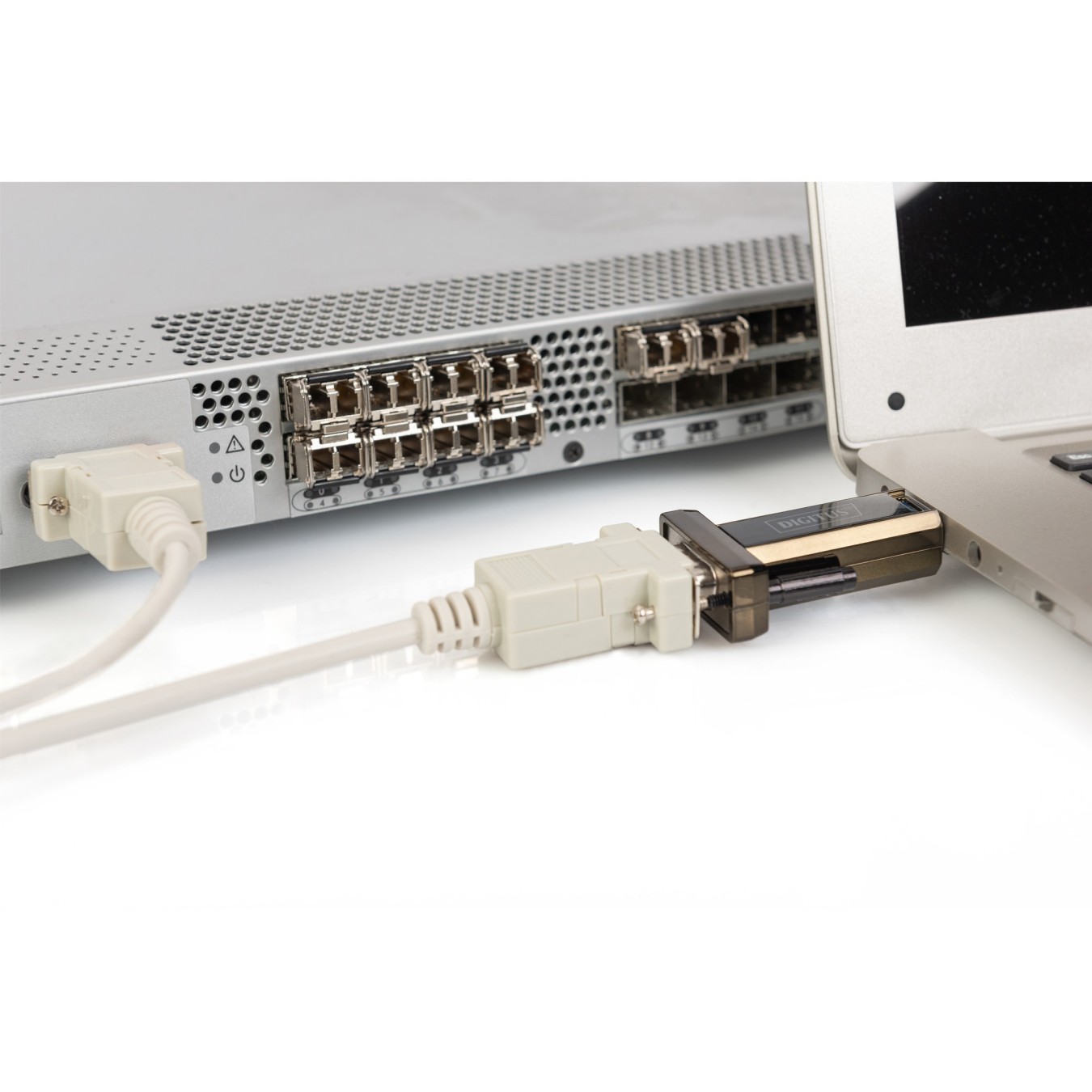 DIGITUS Adapter USB2.0 A - to seriell D-Sub9 St St + 0.8m Kab retail - Black — Buy in Cyprus with Fast Delivery