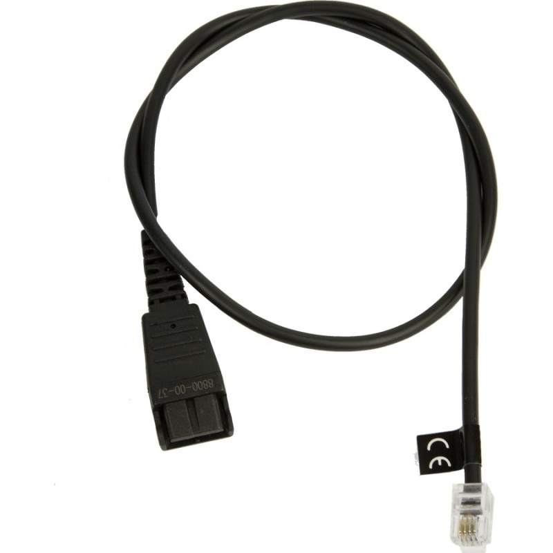 Buy Jabra QD Cable - RJ10 Lucent & Cisco 79xx - Smooth finish in Cyprus, Nicosia, Limassol, Larnaka, Pafos