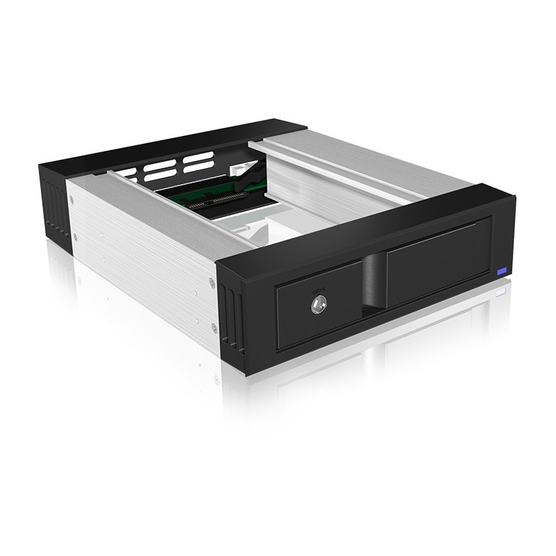 Buy ICY BOX IB-158SK-B Carrier Panel 5.25 to 3.5 SATA/SAS, Trayless EasySwap, Bl... in Cyprus, Nicosia, Limassol, Larnaka, Pafos