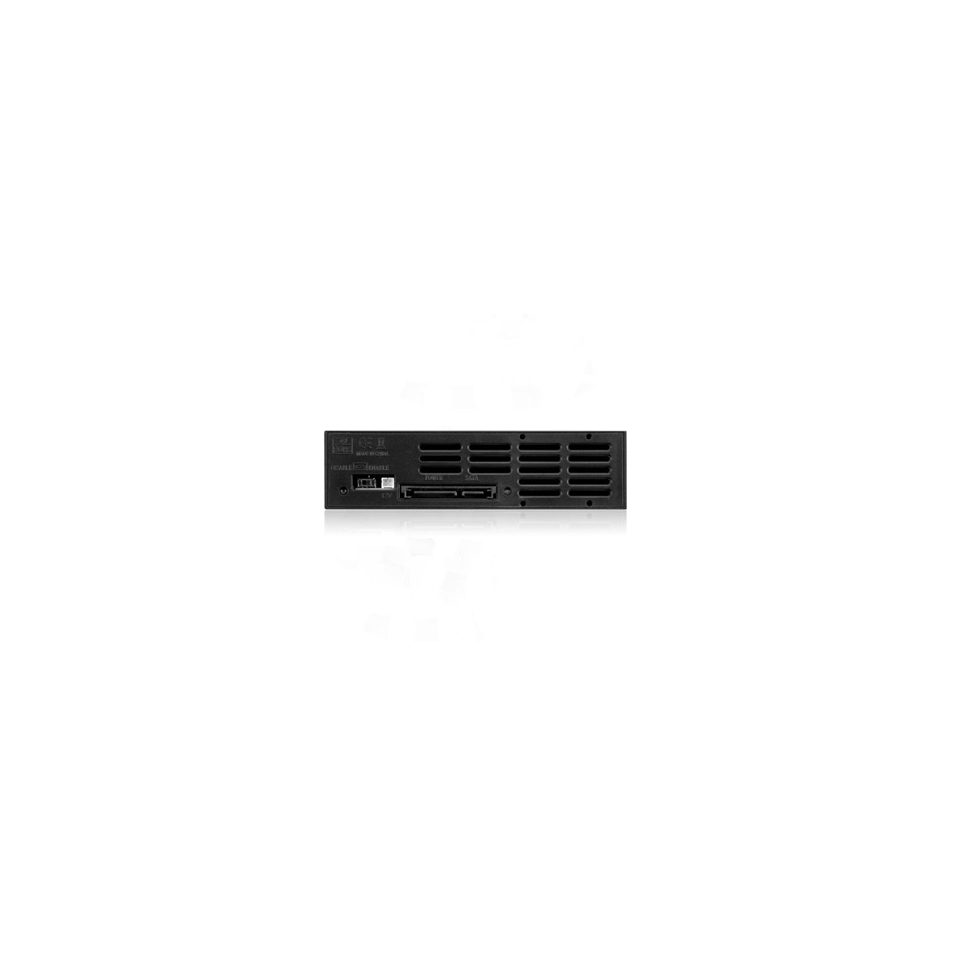 ICY BOX IB-158SK-B Carrier Panel 5.25 to 3.5 SATA/SAS, Trayless EasySwap, Black Aluminium — Buy in Cyprus with Fast Delivery