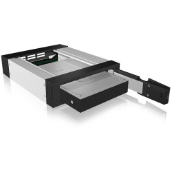 Buy ICY BOX IB-158SK-B Carrier Panel 5.25 to 3.5 SATA/SAS, Trayless EasySwap, Bl... in Cyprus, Nicosia, Limassol, Larnaka, Pafos