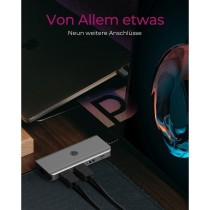 ICY BOX IB-DK4012-CPD USB-C 9-in-1 Docking Station – 100W PD, Dual HDMI | Armenius Store