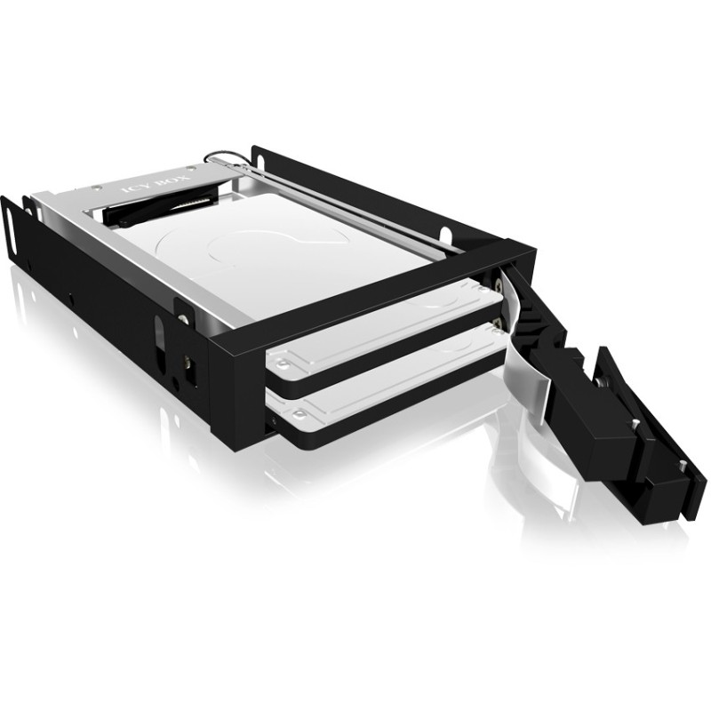 Buy Trayless drive frame - 2x SATA 2.5'' to 2x SATA host for 3.5'' bays - ICY BOX in Cyprus, Nicosia, Limassol, Larnaka, Pafos