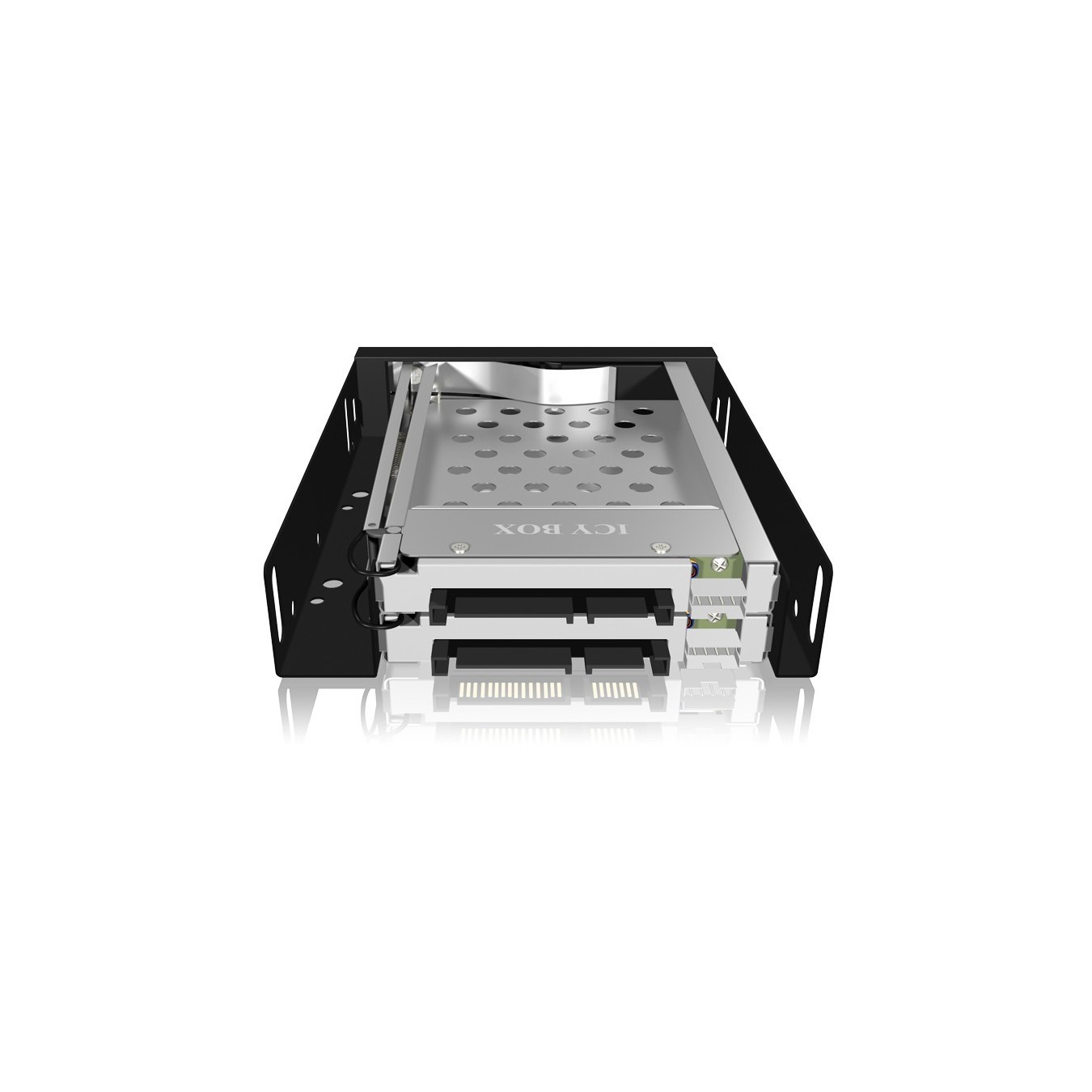 Trayless drive frame - 2x SATA 2.5'' to 2x SATA host for 3.5'' bays - ICY BOX — Buy in Cyprus with Fast Delivery