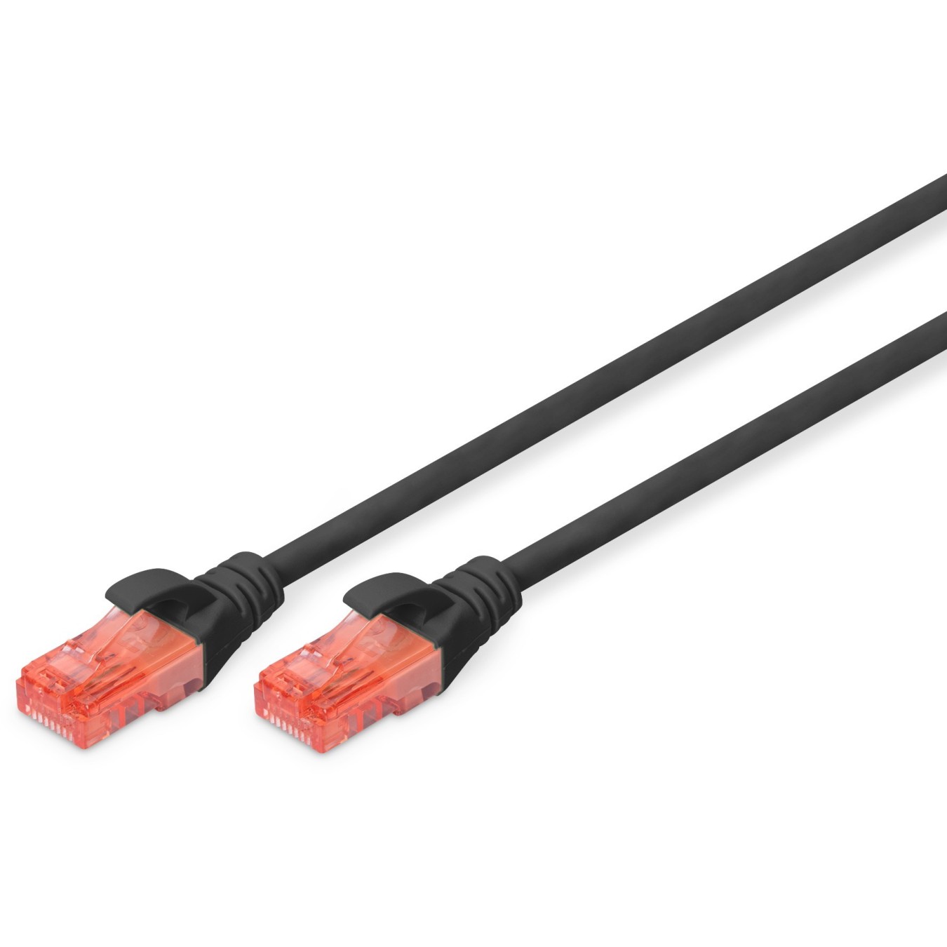 DIGITUS Patch Cable RJ45 UTP Cat6 1.00m Black - Characteristics (Color: Black) — Buy in Cyprus with Fast Delivery