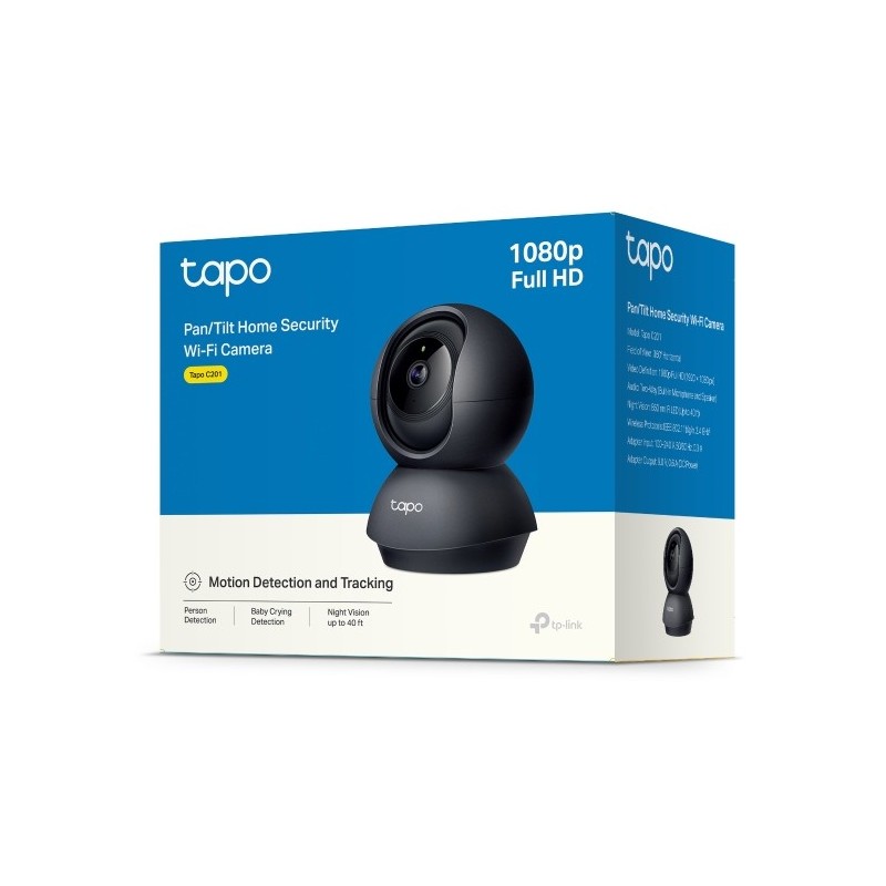 Buy TP-Link Pan-Tilt Wi-Fi Camera TAPO C201 - C201 - Indoor, 1080p, Mains, micro... in Cyprus, Nicosia, Limassol, Larnaka, Pafos