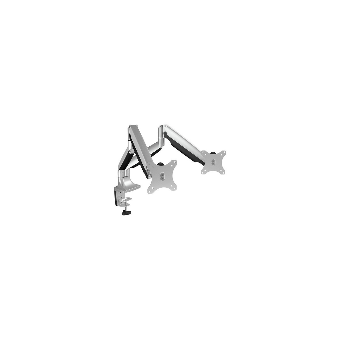 Desk Mount for 2 Monitors up to 81 cm (32 inch) 9 kg per arm - IB-MS504-T - Dual Arm Desk Clamp
