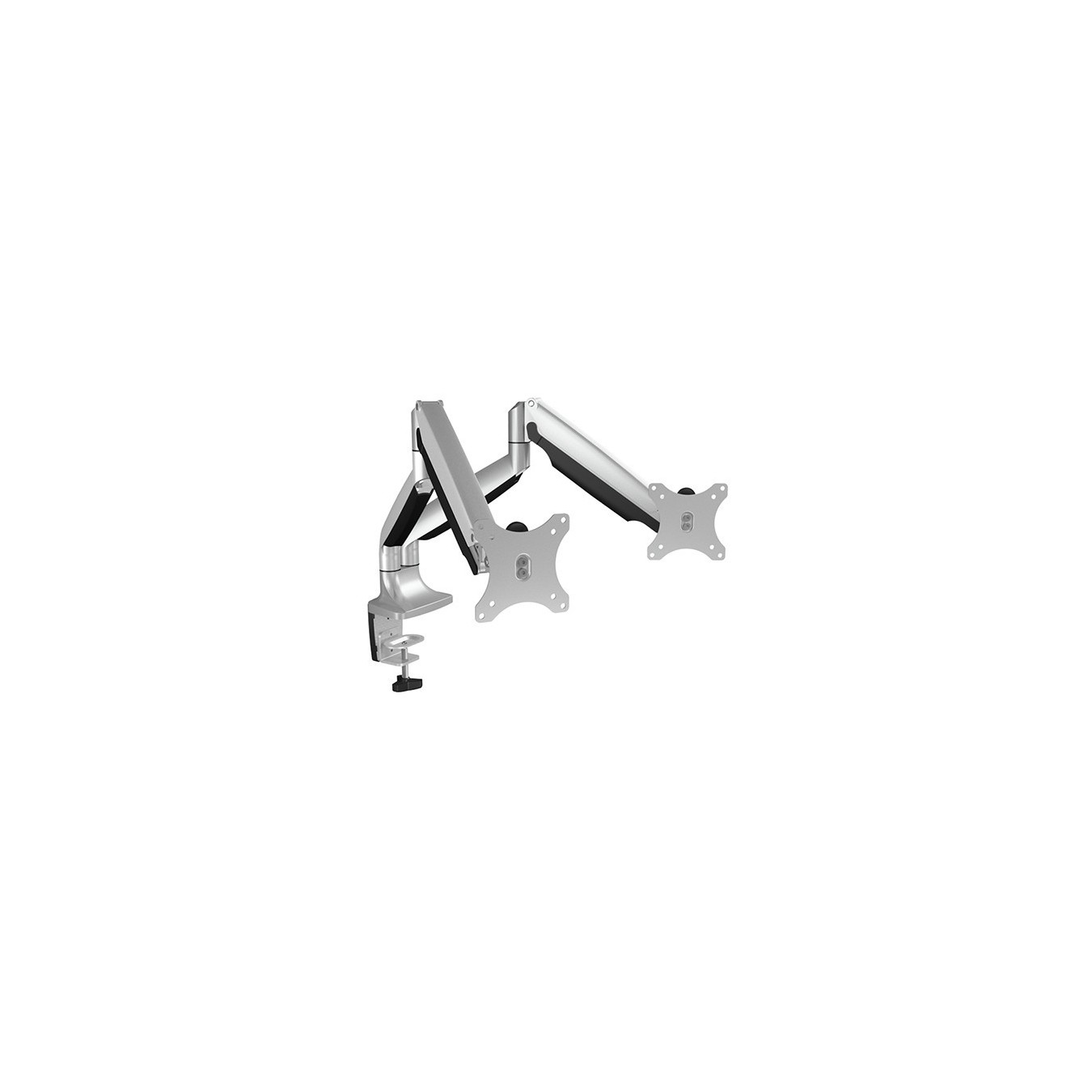 Desk Mount for 2 Monitors up to 81 cm (32 inch) 9 kg per arm - IB-MS504-T - Dual Arm Desk Clamp
