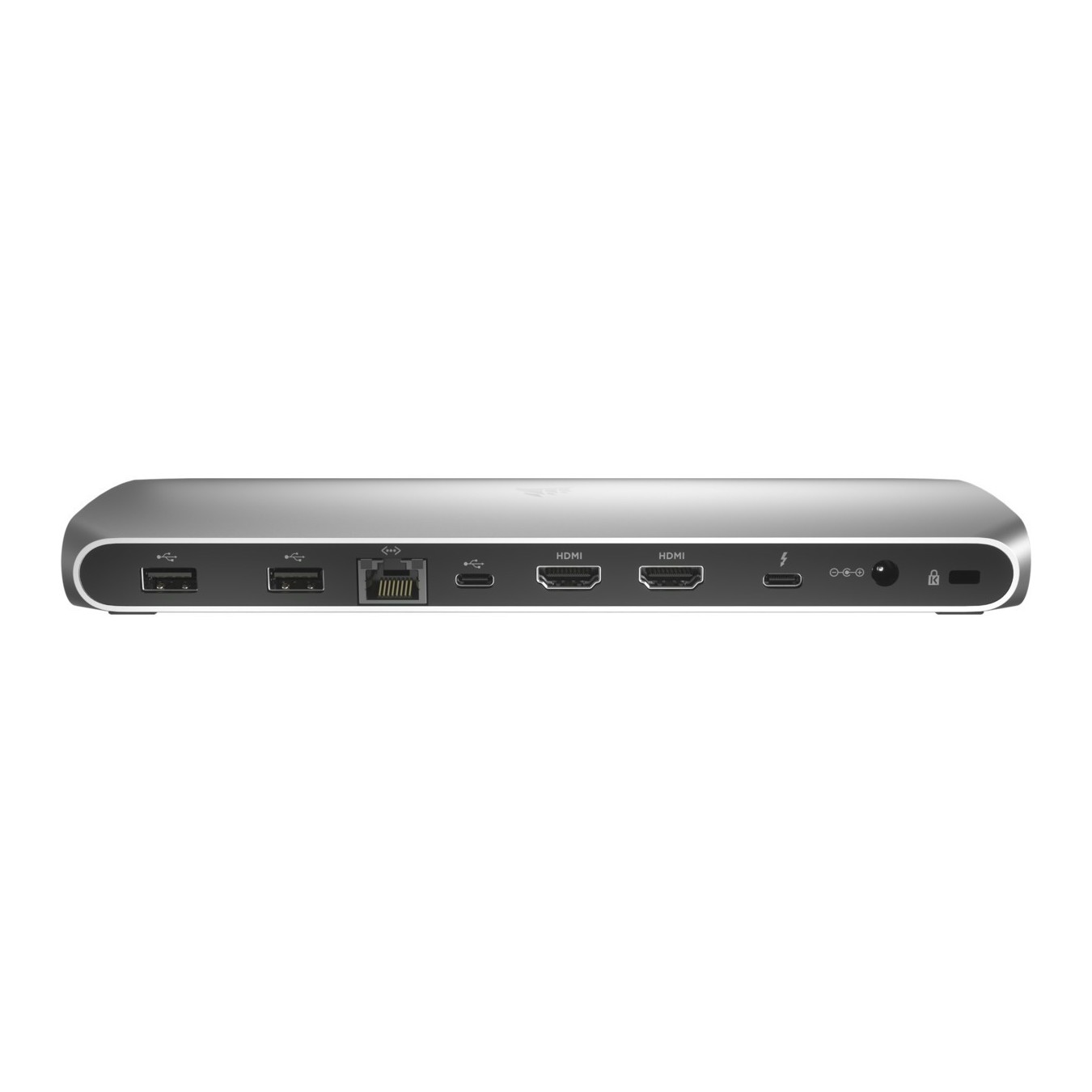 TBT100 Thunderbolt 3 Dock - TBT100 - Stainless steel, 100 W PD, 2x HDMI, TB3, USB-C/USB-A, Ethernet, SD