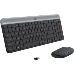 Buy SLIM WRLS KEYBOARD MOUSE COMBO - MK470 - Graphite, AZERTY, 2.4 GHz RF Wireless in Cyprus, Nicosia, Limassol, Larnaka, Pafos