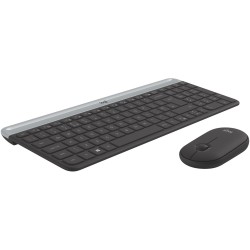 Buy SLIM WRLS KEYBOARD MOUSE COMBO - MK470 - Graphite, AZERTY, 2.4 GHz RF Wireless in Cyprus, Nicosia, Limassol, Larnaka, Pafos