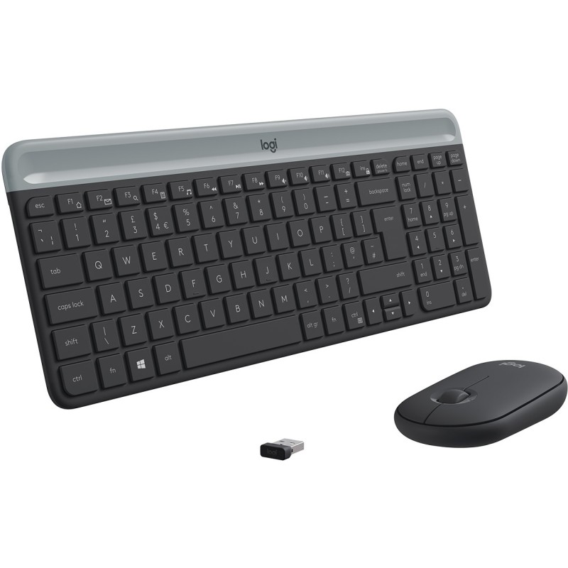 Buy SLIM WRLS KEYBOARD MOUSE COMBO - MK470 - Graphite, AZERTY, 2.4 GHz RF Wireless in Cyprus, Nicosia, Limassol, Larnaka, Pafos