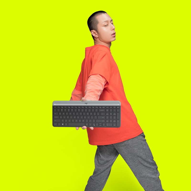 Buy SLIM WRLS KEYBOARD MOUSE COMBO - MK470 - Graphite, AZERTY, 2.4 GHz RF Wireless in Cyprus, Nicosia, Limassol, Larnaka, Pafos