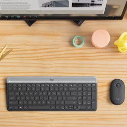 Buy SLIM WRLS KEYBOARD MOUSE COMBO - MK470 - Graphite, AZERTY, 2.4 GHz RF Wireless in Cyprus, Nicosia, Limassol, Larnaka, Pafos